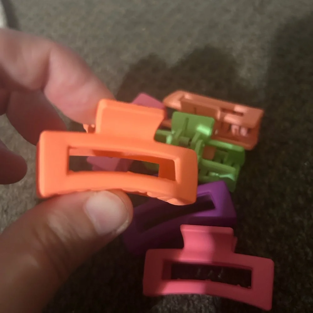Colorful Kids Hair Clips Set